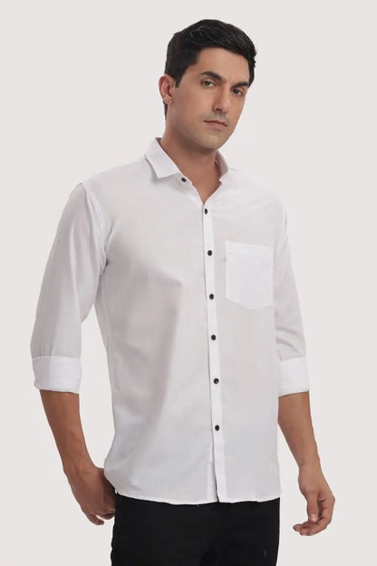 KULTURA® Men's Solid Satin Stylish Casual Shirt | Original | High Quality Fabric | Party & Office wear