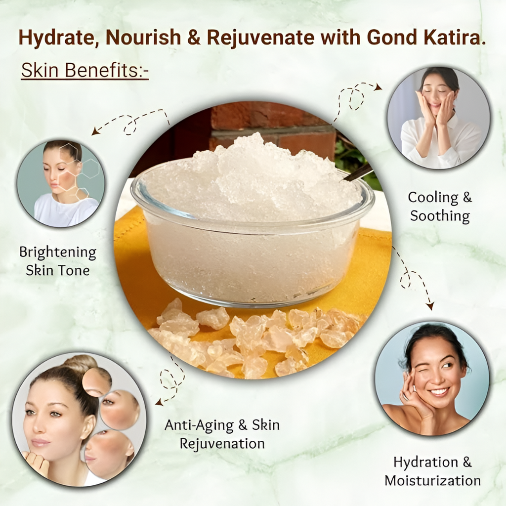 KULTURA® Herbal Hydrate: 100% Natural Tragacanth & Almond Gum | Cooling & Hydrating | Original Product