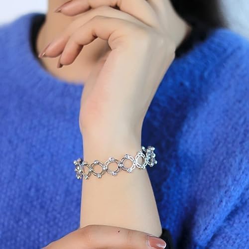 2-in-1 Adjustable Bracelet Ring Combo for Women & Girls – Stylish Convertible Imitation Jewelry, Elegant Detachable Ring, Ideal Gift for Any Occasion
