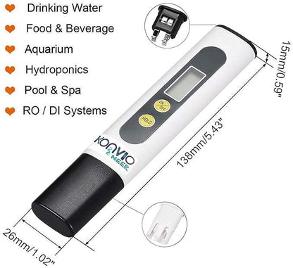 Smart Water TDS Tester Pen – 3-in-1 TDS•EC•Temp Meter 💧🔍