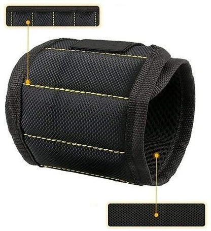 🔧 Magnetic Wristband Pro – Hold Small Metal Tools & Bits Securely 💪