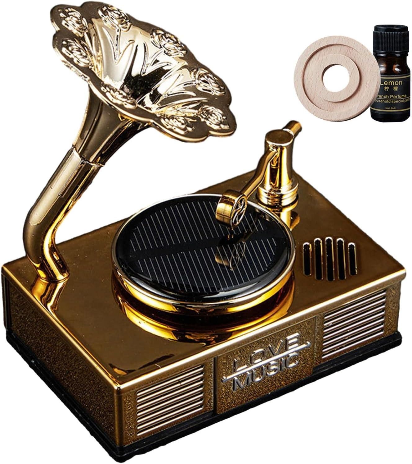 Car Vintage Phonograph Record Player Long Lasting Fragrance