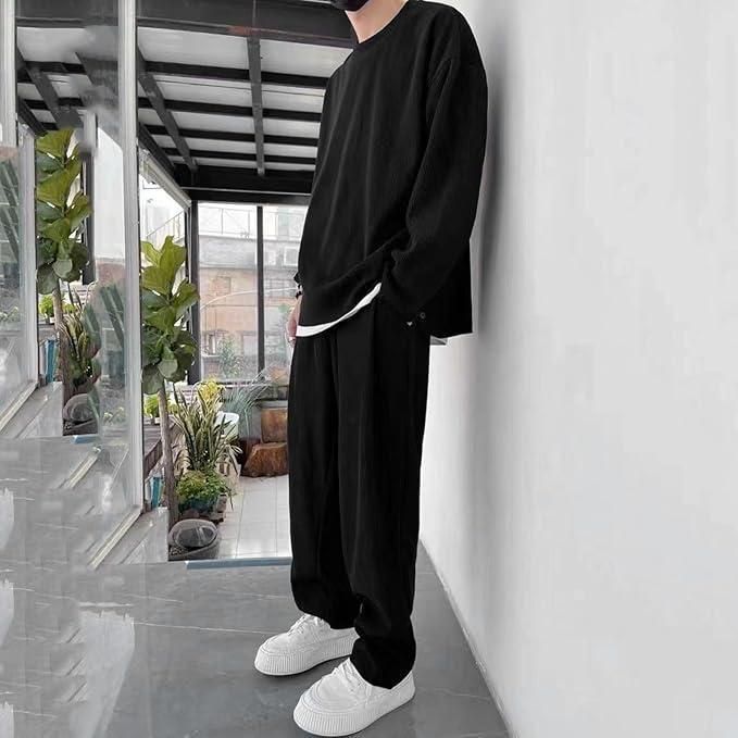 Mens Stretchabale Solid Tracksuit
