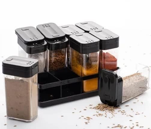 Spice Storage Box Jar 8 pcs