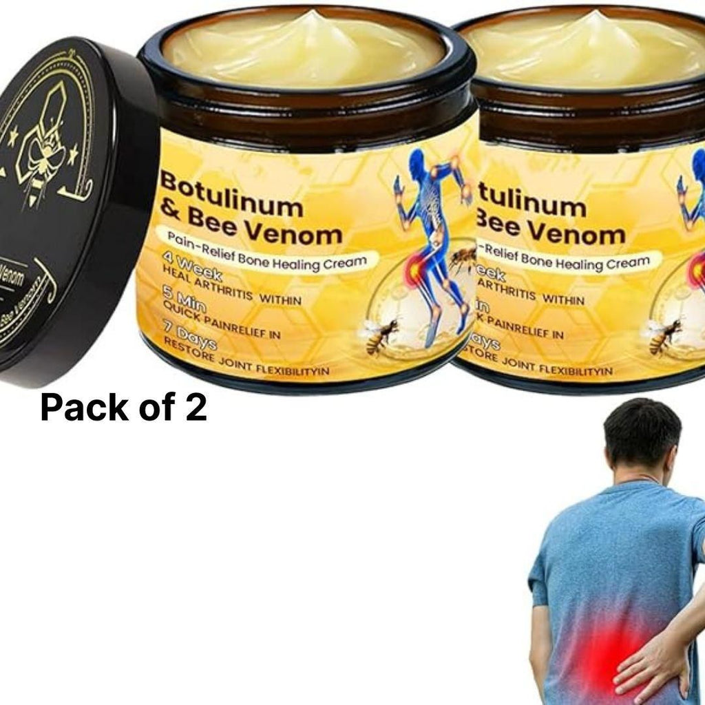 Botulinum Toxin and Bee Venom - Joint | Muscle Pain Cream - HIGHLY EFFECTIVE (Pack of 2)