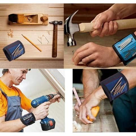 🔧 Magnetic Wristband Pro – Hold Small Metal Tools & Bits Securely 💪
