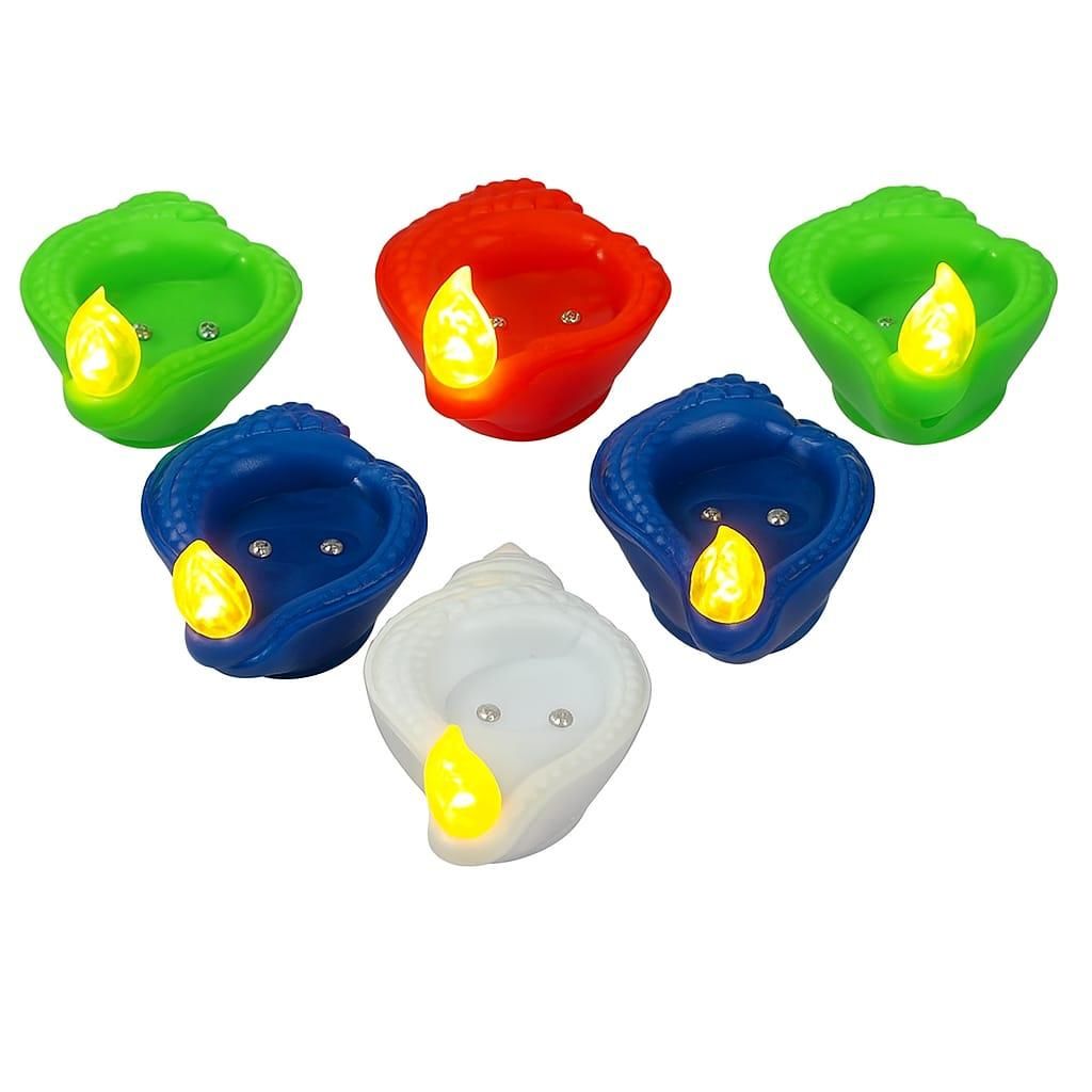 🕉️ Shankh Water Sensor LED Diya