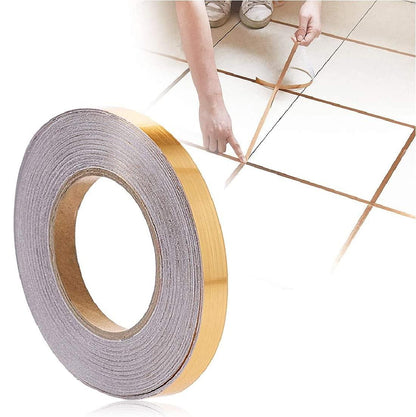 50 Meters Waterproof Gap Sealing Golden Decoration Tape for Home