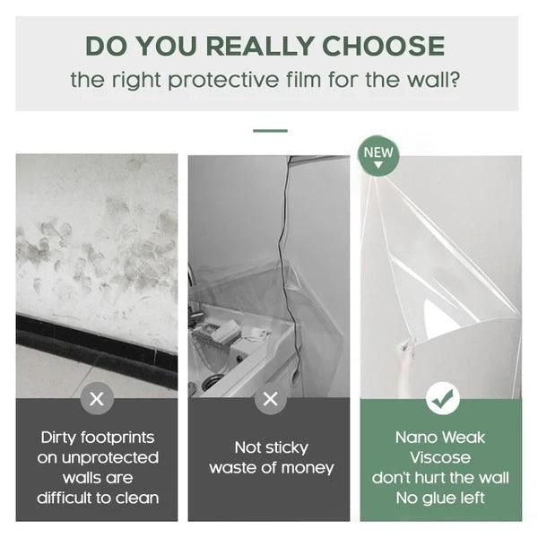 ClearGuard™ Self-Adhesive Transparent Wall Protection Film 🛡️ | Buy 1 Get 1 Free 🎁