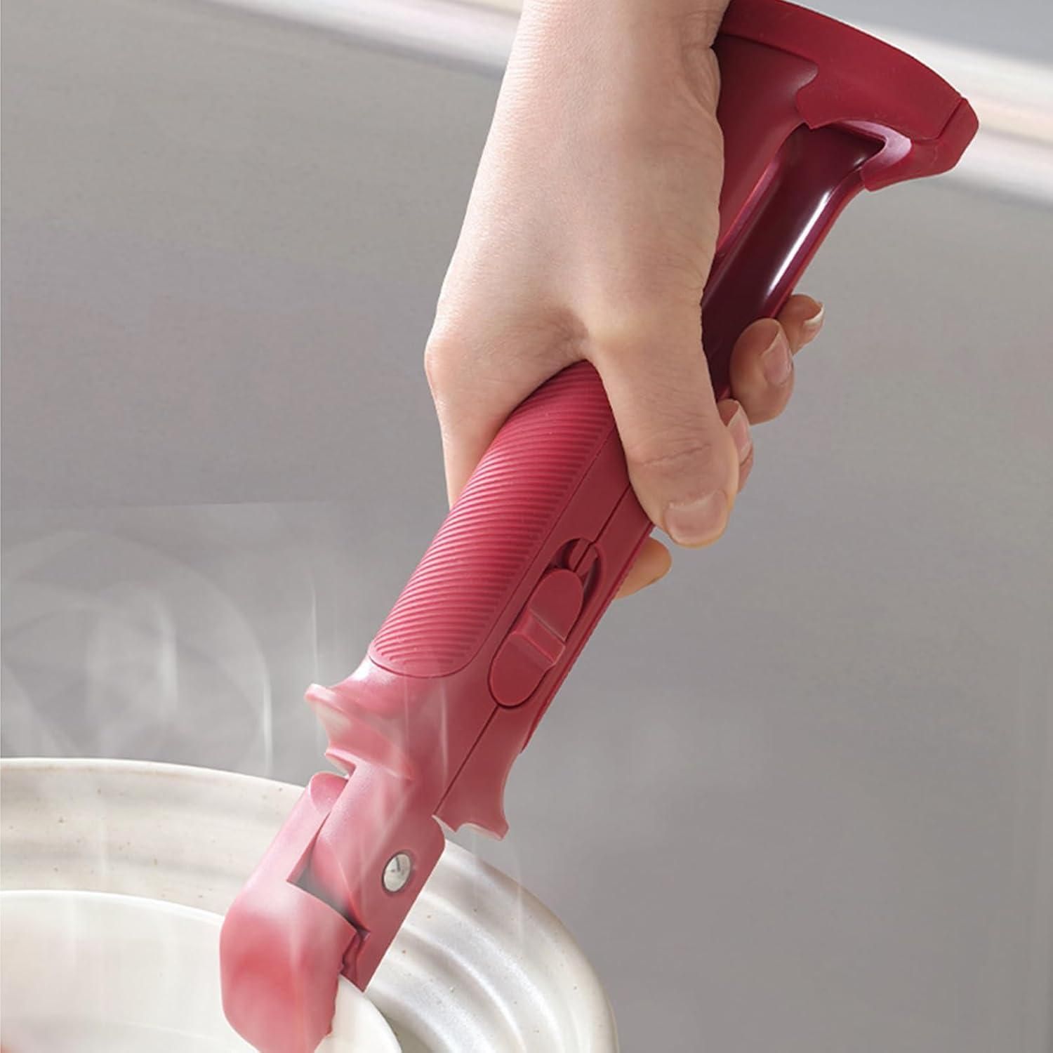 Anti-Scald Pot & Pan Gripper Tongs 🔥 Safe-Grip Clip for Kitchen