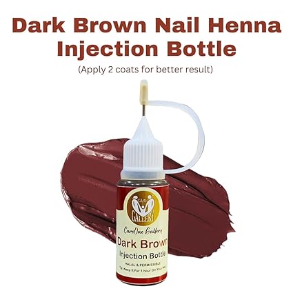 Instant Nail Injection Henna Mehndi Bottle | Original Product | Up to 10 Times with full hands | Easy Application