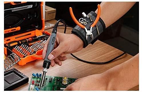 🔧 Magnetic Wristband Pro – Hold Small Metal Tools & Bits Securely 💪