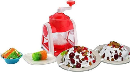 Ice Snow Maker Machine with 3 Bowl, 1 Glass, 6 Sticks and 1 Dish