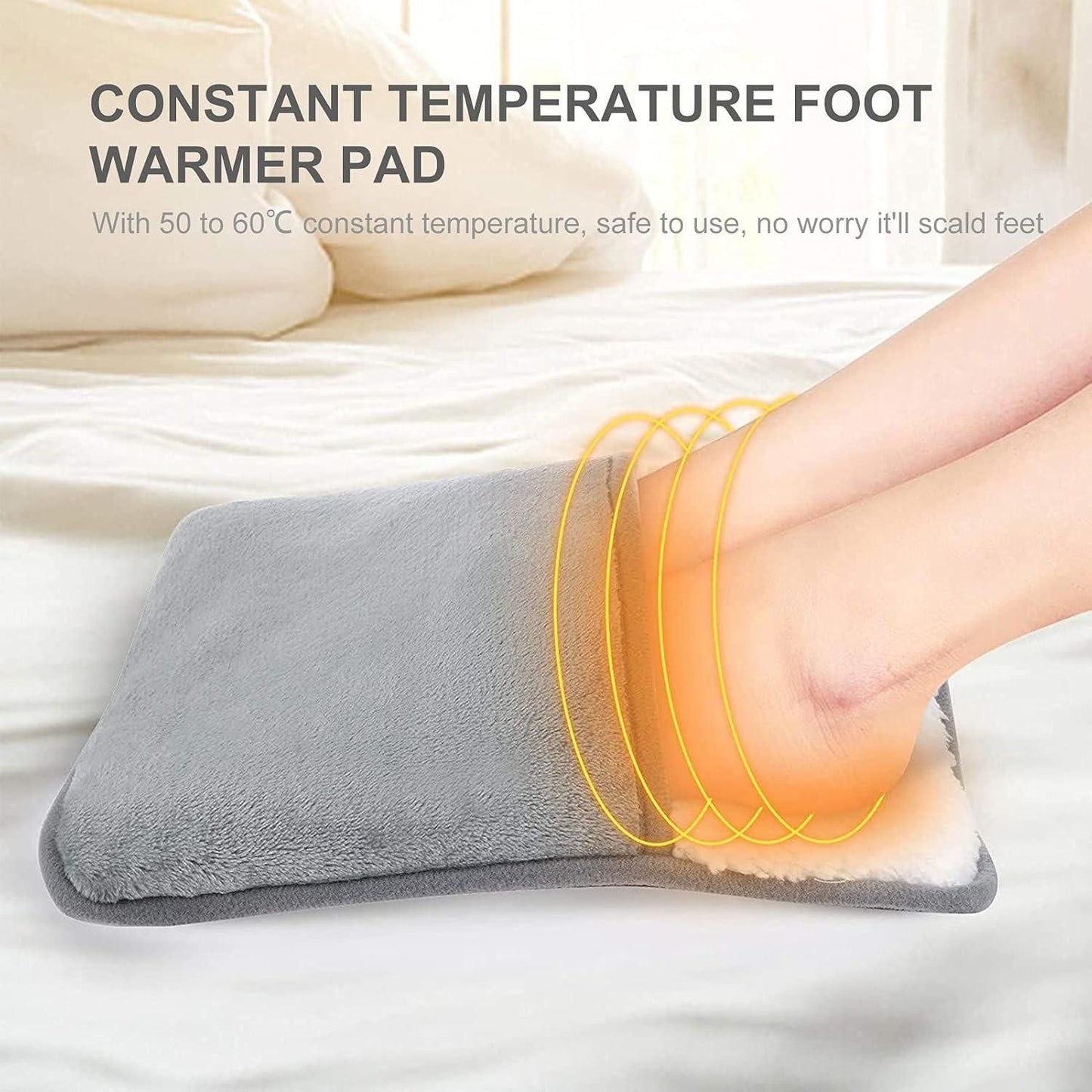 Ultra-Light USB Foot Heating Pad 🦶🔥 | Cozy Warmth for Home & Office