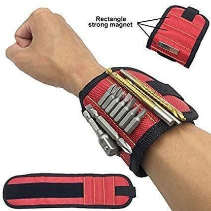 🔧 Magnetic Wristband Pro – Hold Small Metal Tools & Bits Securely 💪