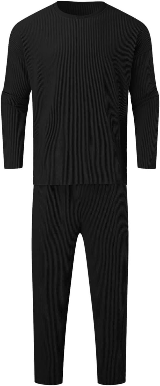Mens Stretchabale Solid Tracksuit