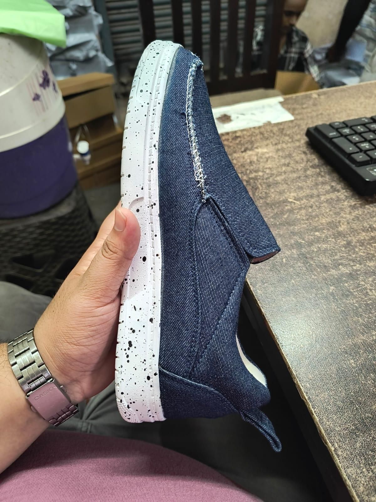 Men's Canvas Slip On Shoes