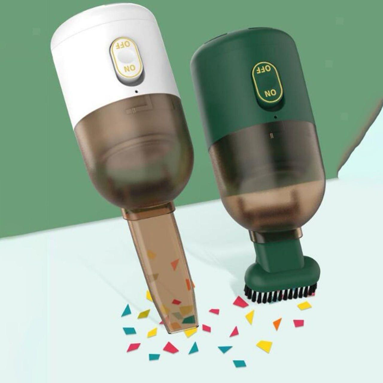 Mini Desktop Vacuum Cleaner 🧹✨ — Compact & Portable HEPA Table Sweeper