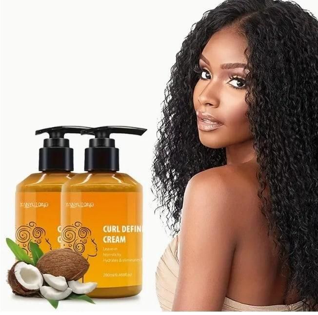 Kurlize™ Curl Defining Cream with Argan Oil 🌀✨ | Frizz-Free Shine for Wavy & Curly Hair
