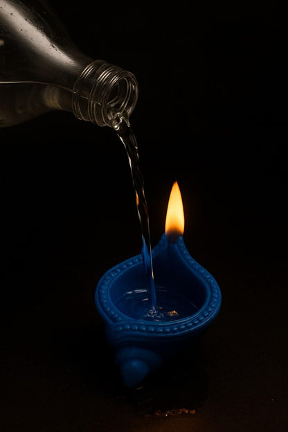🕉️ Shankh Water Sensor LED Diya