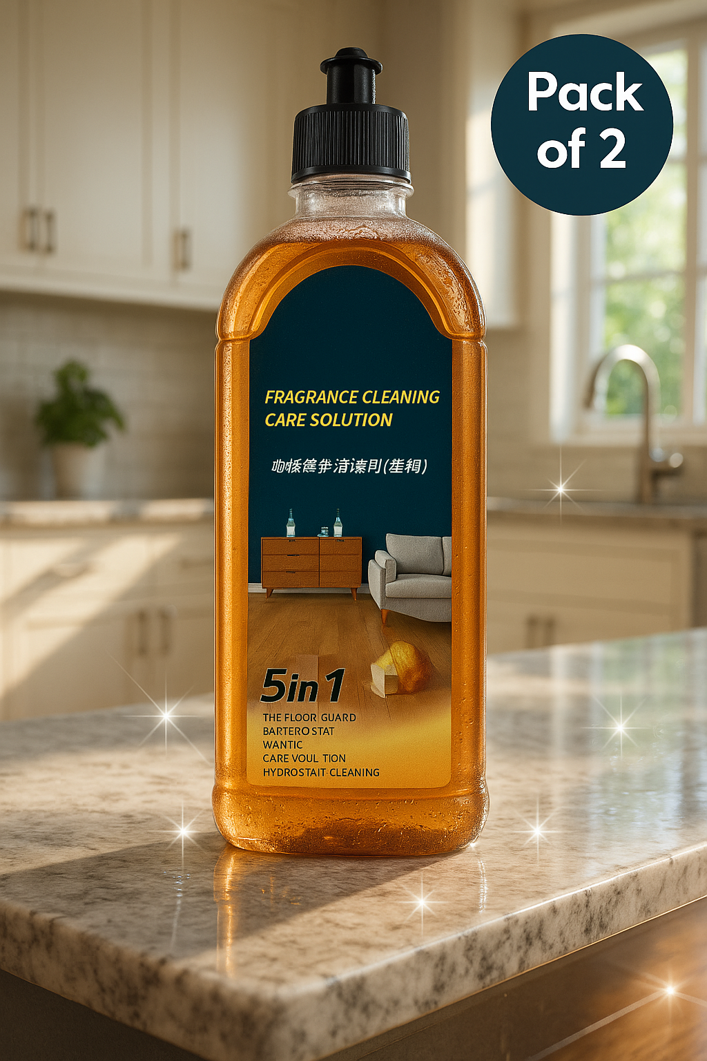 Fragrance Cleaning Care Solution 400 ml Pack of 2