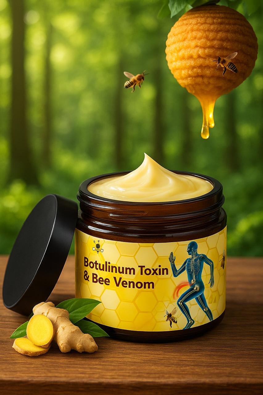 Botulinum Toxin and Bee Venom - Joint | Muscle Pain Cream - HIGHLY EFFECTIVE (Pack of 2)