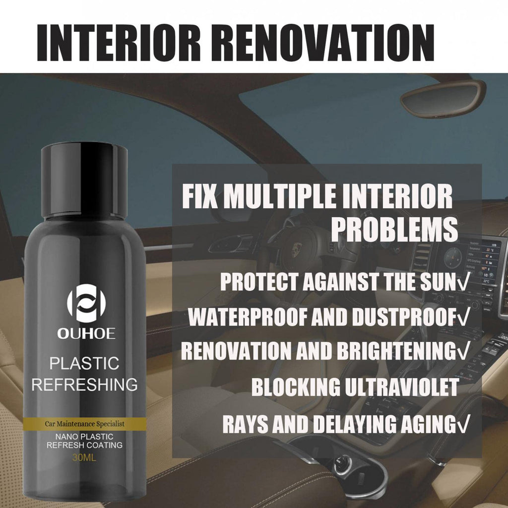 Nano Plastic Revitalizing Coating Agent – Car Protection Pack  🚗✨ Pack of 2