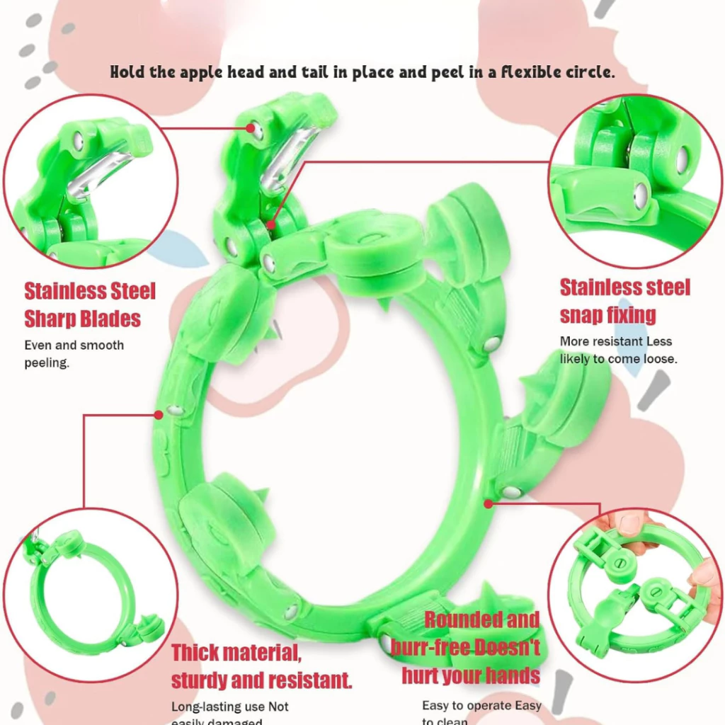 🍏 HandyGrip Fruit & Vegetables Peeler – Super Easy & Multicolor Magic