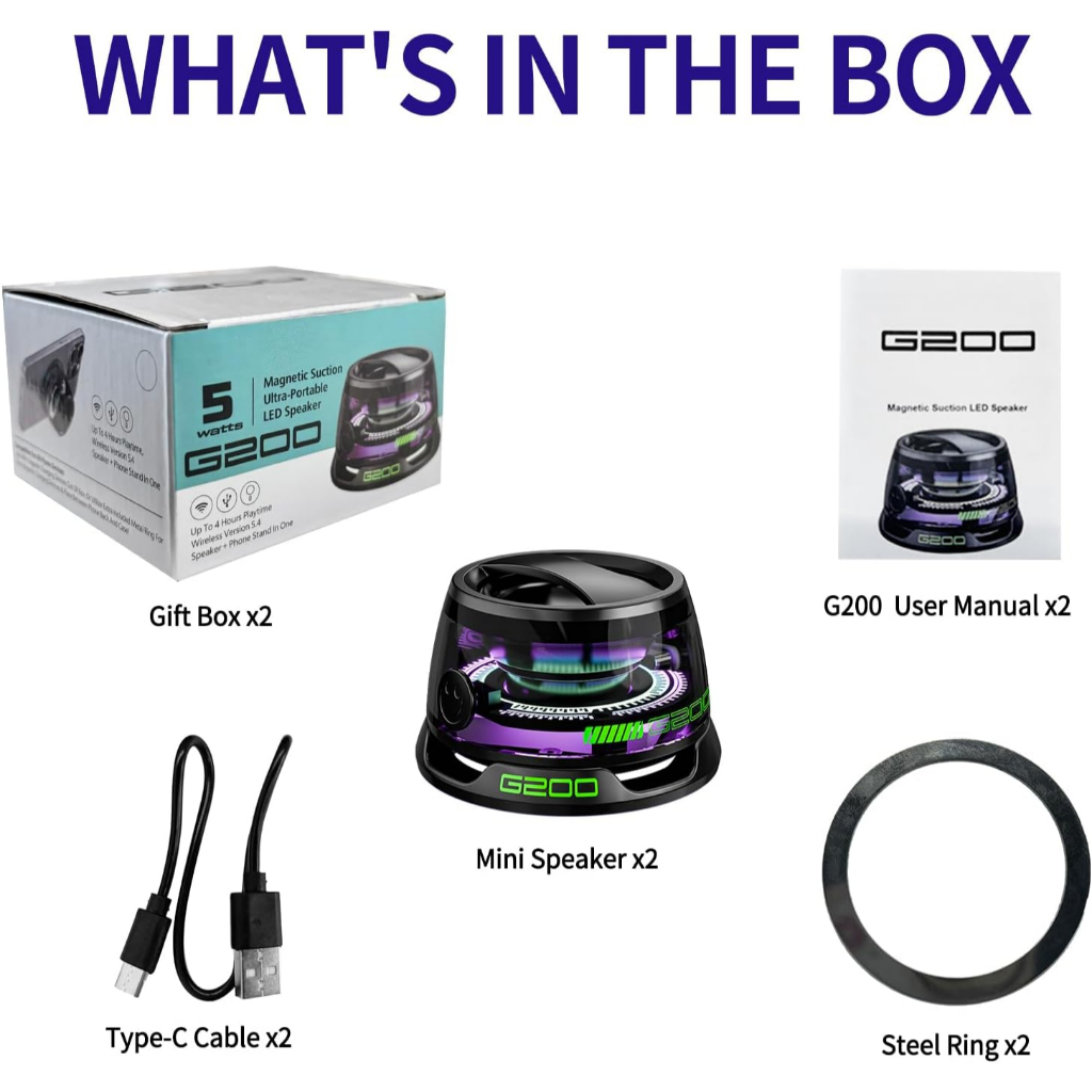 Magnetic Bluetooth Speaker 🎵✨