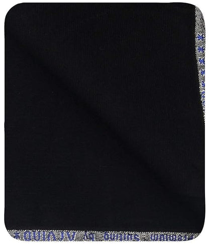 Arvind Men's Stretchable Un-stitched Corduroy Trouser Fabric(1.30 m to 2.50 m) (1.30 Meter, Black)