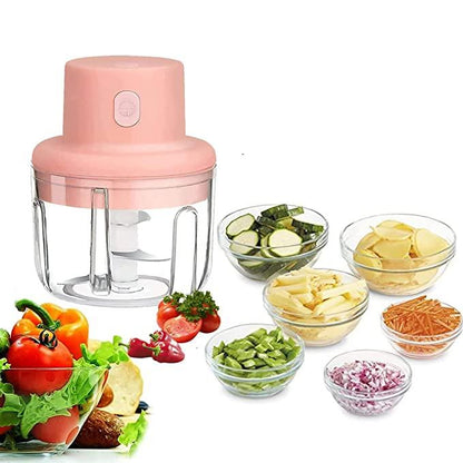 Electric Mini Garlic Grinder Chopper Vegetable