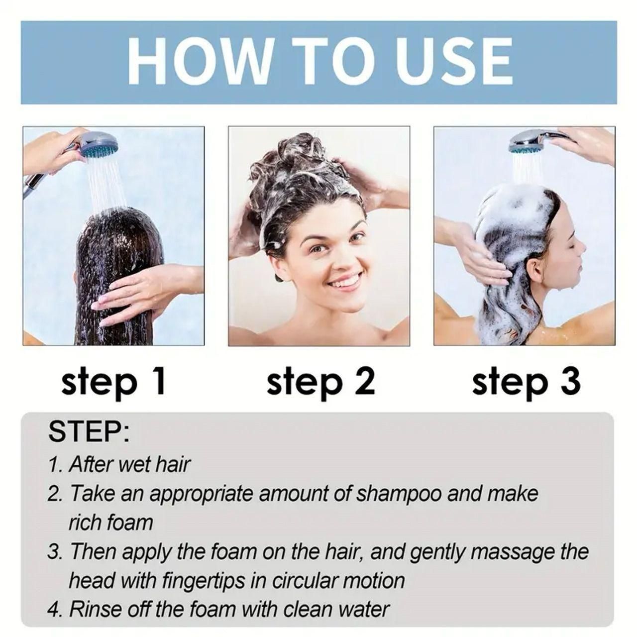Hair Strength Hair Strength Foam Shampoo, Moisturizing Hair And Scalp 60 Ml (Pack Of 2)