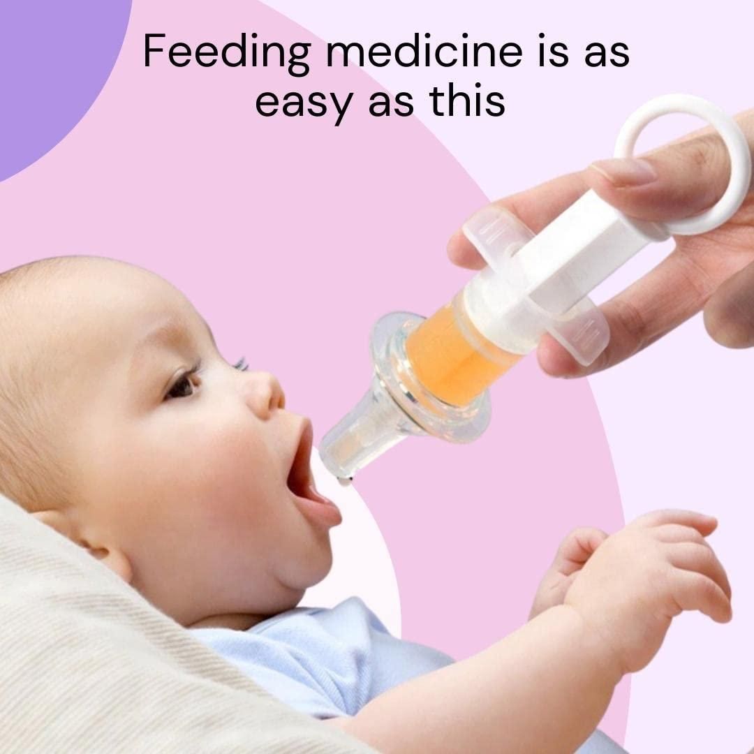 Baby Needle Feeder Medicine Dropper/Dispenser with Mesurement Cap