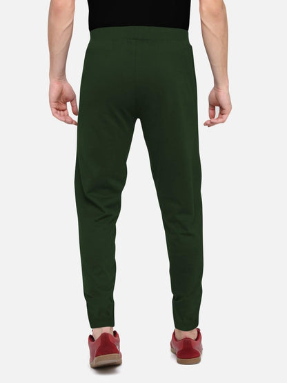 Men's Polyester Side Print Track Pant