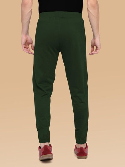 Men's Polyester Side Print Track Pant