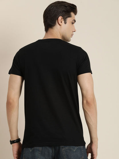 Difference of Opinion Black Graphic Regular T-Shirt