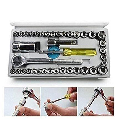 Hardware Tools - Multipurpose 40 in 1 Screwdriver Socket Set and Bit Tool Kit Set