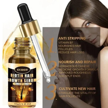 Herbal Biotin Anti Hair Loss Boosting Hair Growth Serum 30ML (Pack of 2)