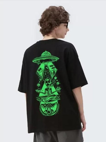 Men's Digital Printed Oversized T-shirt