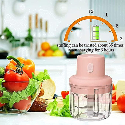 Electric Mini Garlic Grinder Chopper Vegetable