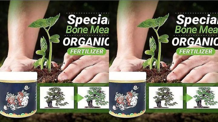 Special Bone Meal Organic Fertilizer, Promote The Growth Of Flowers And Fruits  Pack of 2