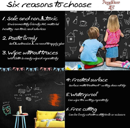 Sticker Balck Board-Wall Sticker Removable Decal Chalkboard