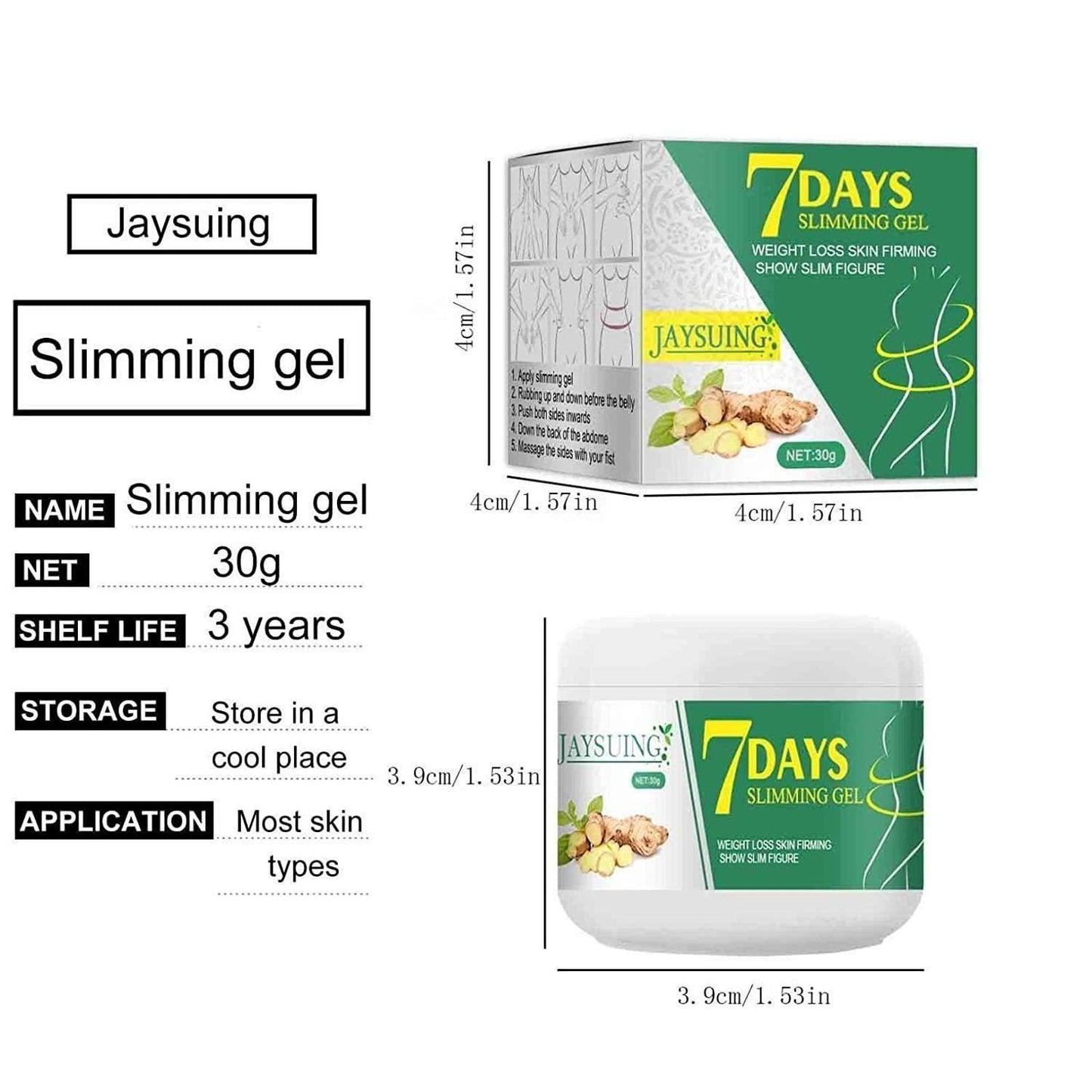 7 Days Ginger Slimming Cream