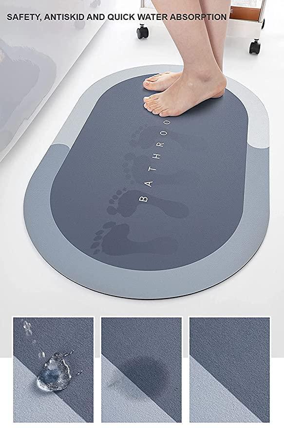 Mat-Anti-Slip Bath Mat Water Absorbent Bathroom Mat