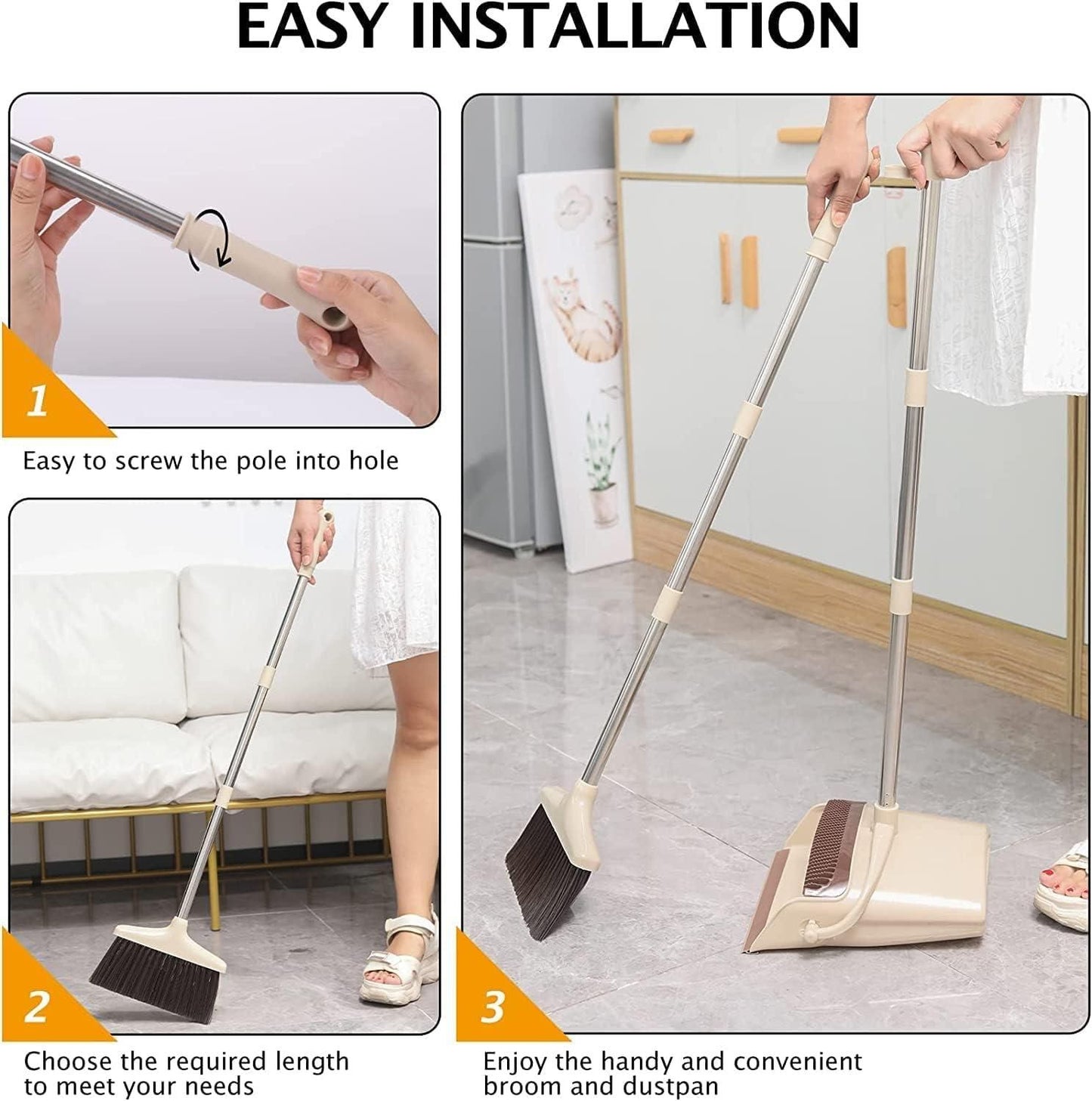 Cleaning Broom and Dustpan Broom Household