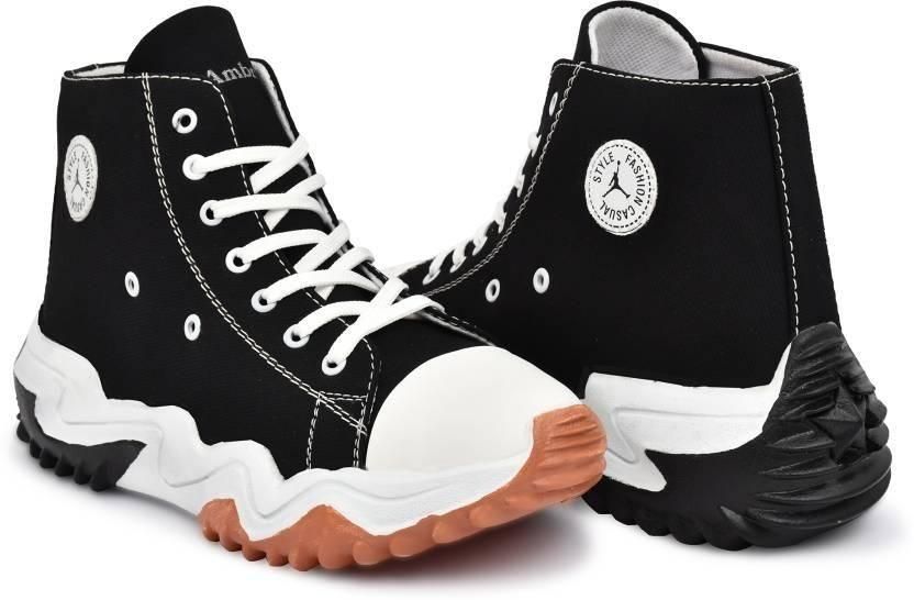 Comfortable Part wear High Tops For Men  (Black)