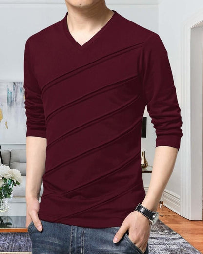 Men's Full Sleeve Casual T-shirts