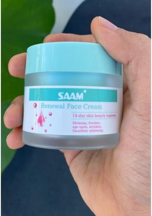 Saam renewal face cream, remove wrinkles, melasma, freckles, skin aging, dark skin (Pack Of 2)