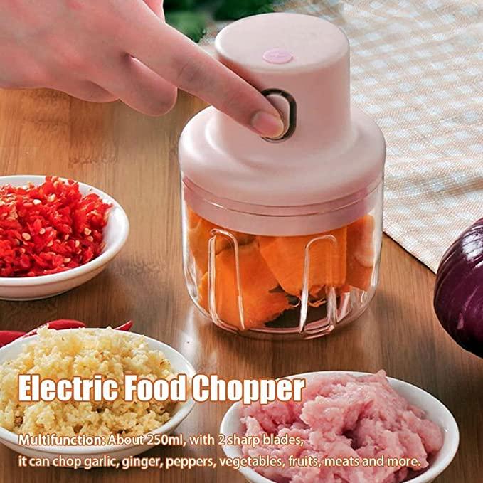 Electric Mini Garlic Grinder Chopper Vegetable