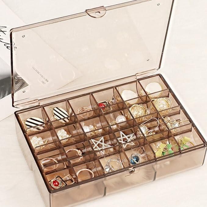 Jewellery Box Organiser Storage 2 Layer Multi Color (Pack of 2)